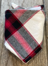 Load image into Gallery viewer, Black &amp; Red Plaid Flannel
