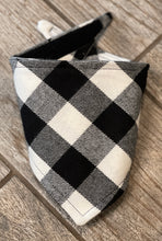 Load image into Gallery viewer, Buffalo Plaid Flannel Bandana
