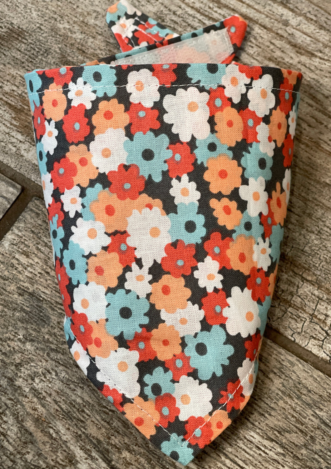 Retro Floral Bandana