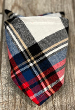 Load image into Gallery viewer, Red, White &amp; Blue Flannel Plaid
