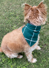 Load image into Gallery viewer, Green Flannel Bandana
