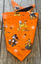 Load image into Gallery viewer, Orange Halloween Disney Bandana
